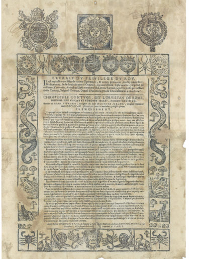 Orvietan - 1647 – Parigi